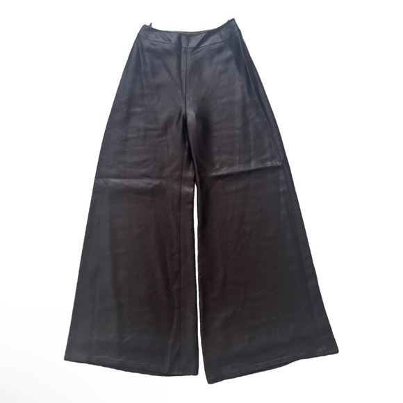 CHANEL High Rise, Wide Leg, Espresso Coffee Brown Pant Trousers FR 34 // US 0